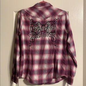 Harley Davidson Flannel Shirt